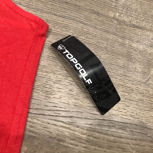 NWT. District Made. Top Golf. Loop Back Tank Top. Women’s Large. Shimmer Coral. - Picture 8 of 8